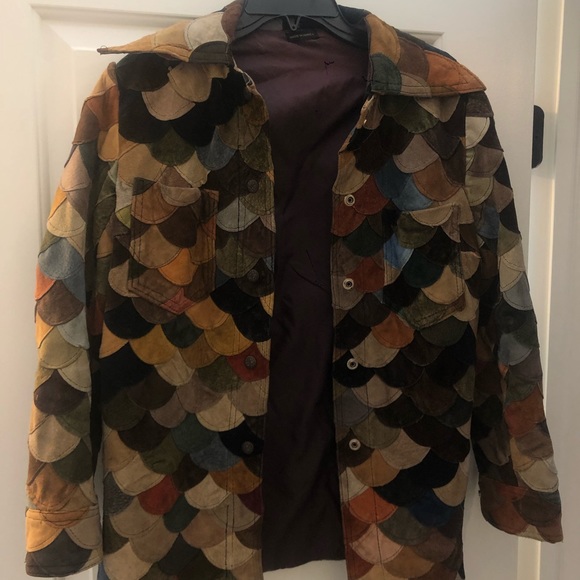 Colorful Suede Jacket - Picture 2 of 4